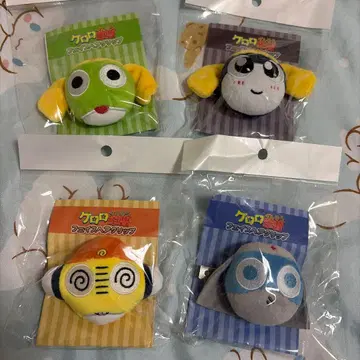 개구리 중사 케로로 케로로 공명전 페이스 헤어 클립 무뉴구루미