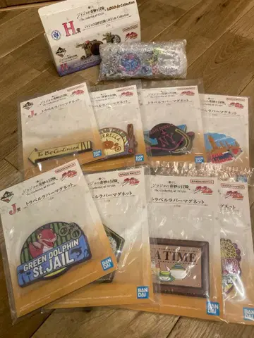 제일복권 죠죠의 기묘한 모험 로고 러버 마그넷