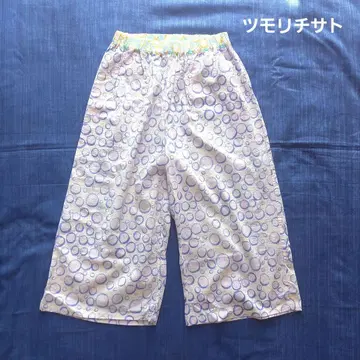 츠모리치사토 미사용 하프 팬츠 스테테코 룸웨어 도트 귀여운