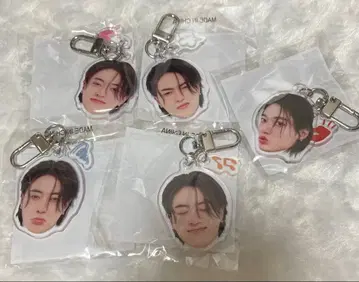 treasure 하루토 얼굴 아크릴 키링 컴플리트 희로애락