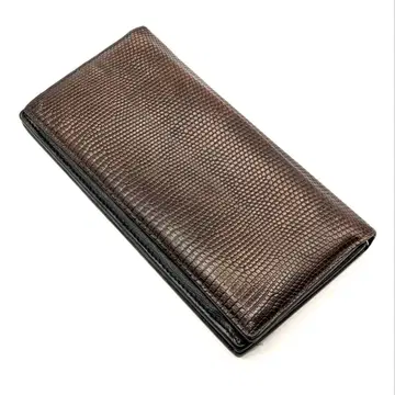 Camille Fournet 카미유 포르네 장지갑 가죽 동전 지갑 리자드