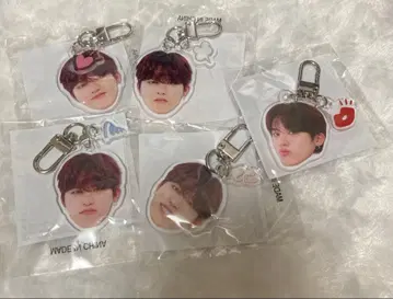 treasure 정우 얼굴 아크릴 키링 희로애락 컴플리트