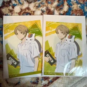 나츠메 우인장 나츠메 냥코센세 애니플렉스 20주년 브로마이드 캔뱃지