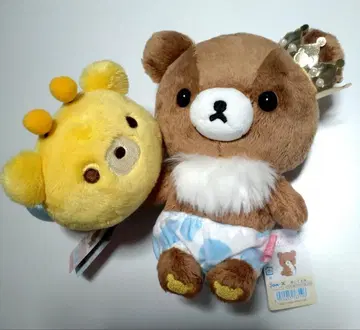 갈색곰 벌 봉제 인형 세트