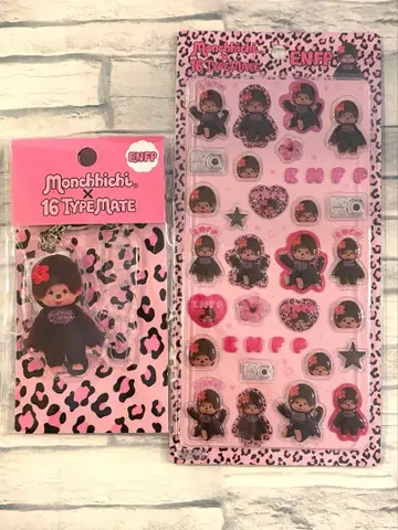 몽치치 16TYPEMATE 씰 3연 아크릴 참 ENFP