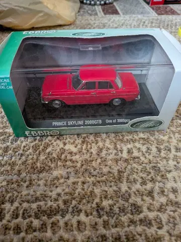 EBBRO PRINCE SKYLINE 2000GTB 레드 1:43