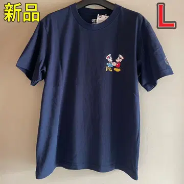 새상품 유니클로 싱가포르 한정판 미키 디즈니 T셔츠 L