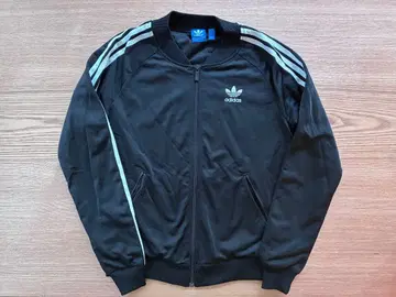 adidas Originals 슈퍼스타 트랙탑 저지 블랙