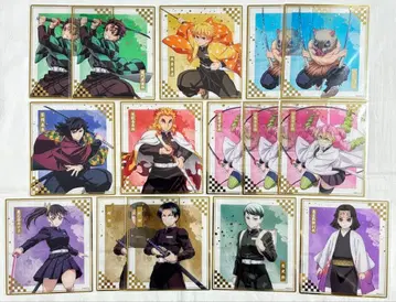 귀멸의 칼날 애니플렉스 온라인 복권 클리어 색지 묶음 판매