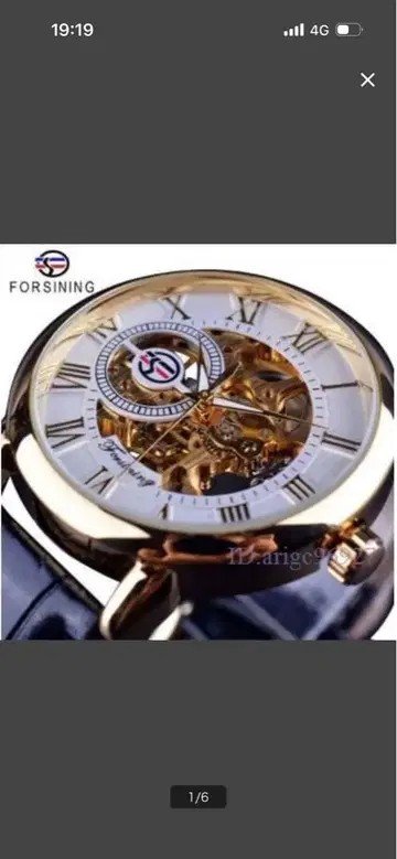 Forsining GMT838 스켈레톤 손목시계