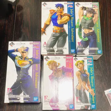 죠죠의 기묘한 모험 제일복권 피규어 5세트