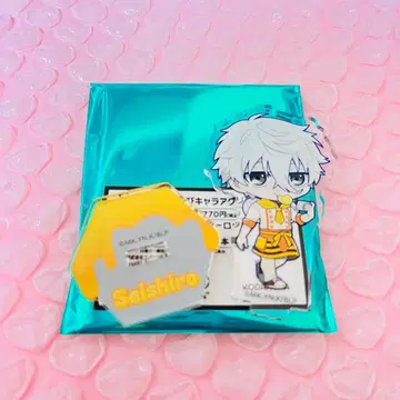 블루 록 나기 세이시로 허니 레몬 콜라보 카페 본점 아크릴 스탠드