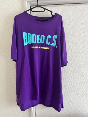 RODEO C.S. 그래픽 T셔츠 보라색