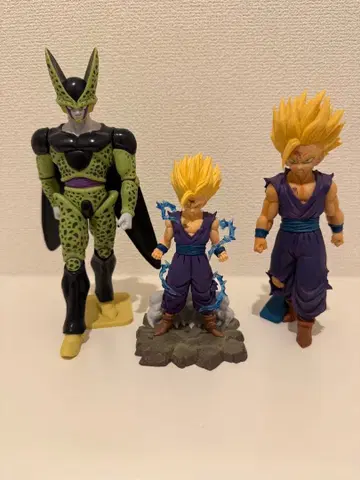 드래곤볼 Z 셀 손오반 피규어 3체 세트