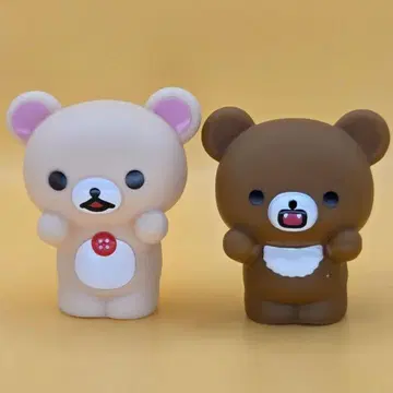 코리락쿠마 차이로이코구마 피규어 2체 세트 산엑스