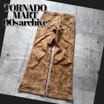 00s archive TORNADO MART flare pants y2k