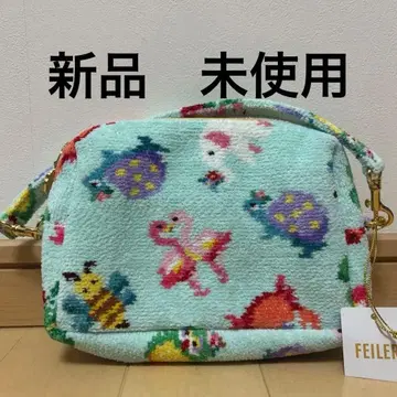 페이러 카미사키 메구 펑키 포춘 페일 그린 손잡이 파우치