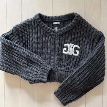 GYDA 다크 그레이 집업 가디건