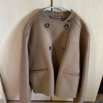 유니클로 더블 페이스 블루종