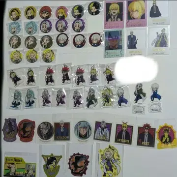 매쉬루 세리아 다이소 캔뱃지 다이컷 스티커 클리어 카드