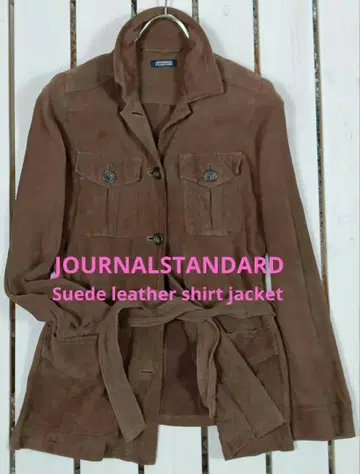 JOURNALSTANDARD 시프스킨 스웨이드 셔츠 자켓