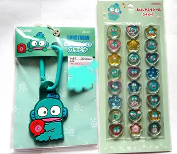 [정품] 한교동 오마지키씰과 러버 마스코트 부착 카라비너 산리오