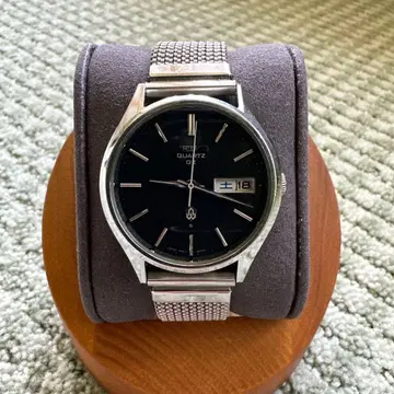 SEIKO 쿼츠 손목시계 블랙 (다크 네이비) 가동품 0923-8000