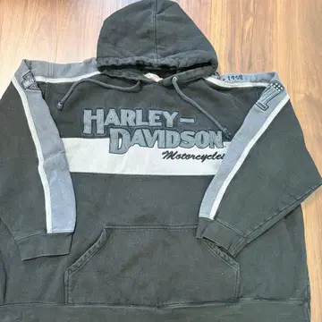 Harley-Davidson 1993년제 후드 부착 후드티 3XL