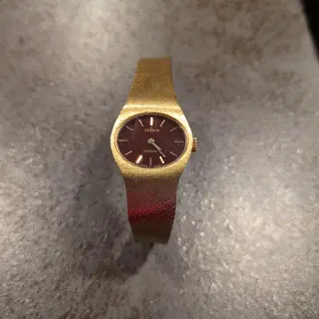 빈티지 TISSOT 스타일리스트 골드 팔찌 여성용 손목시계
