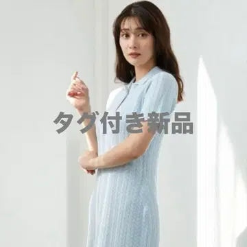 새상품*herlipto Scalloped Polo Dress