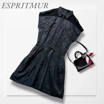 에스프리 뮬 원피스(L) 블랙 비침 미니 튜닉 고급 성인 여성
