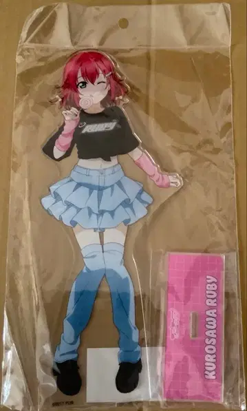 러브 라이브 선샤인 Aqours 쿠로사와 루비 BIG 아크릴 스탠드