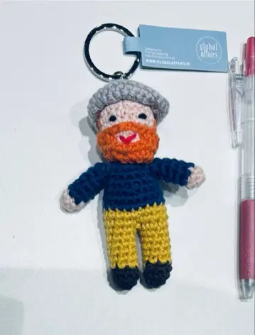 고흐전 구 아미구루미 키링 가족이 이은 화가의 꿈 콜라보 공식 한정판I