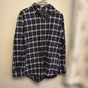 Kent 플란넬 셔츠 네이비 계열 체크