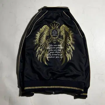 00s 트랙 재킷 깃털 왕관 라메 오라 오라계 맥브링