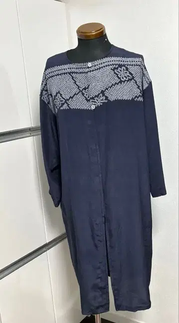 기모노 빈티지 원단 사용 리메이크 홑코트