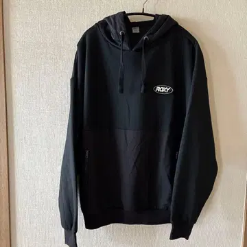 ROXY 후드 부착 블랙 후드티