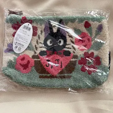 마녀 배달부 키키 [꽃 바구니와 지지] 자수 파우치