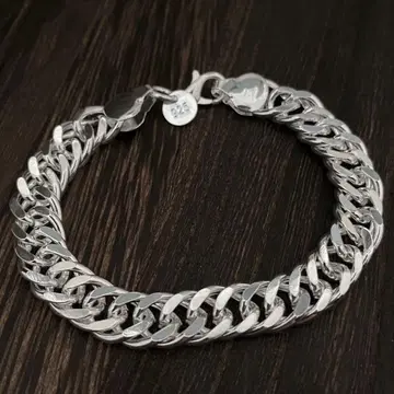 멕시칸 주얼리 실버 925 키헤이 체인 팔찌 20cm