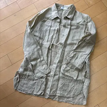 BARNYARDSTORM 베이지 긴팔 셔츠 사이즈 1