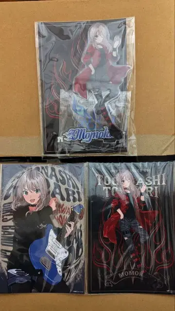 걸즈 밴드 클라이 FAM 복권 카와라기 모모카 아크릴 스탠드 엽서 세트