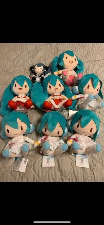 후와푸치 하츠네 미쿠 시리즈 봉제 인형 모음