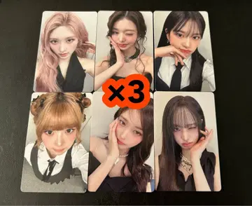 IVE LUCID DREAM 교세라 돔 트레이딩 카드 6종 컴프 3세트