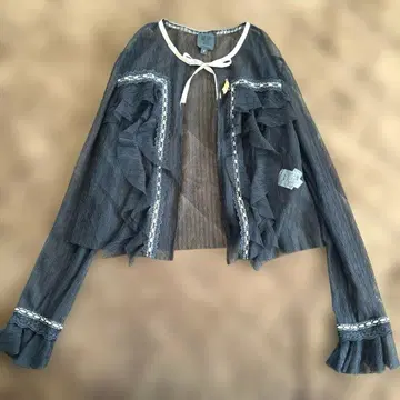 안나수이 지뢰계 프릴 가디건 레이스