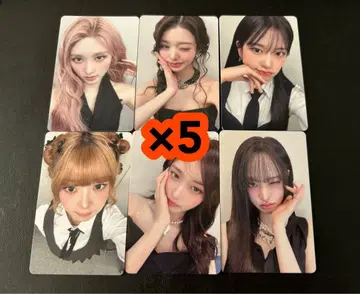 IVE LUCID DREAM 교세라 돔 트레이딩 카드 6종 컴프 5세트