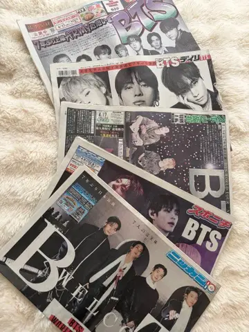 BTS 특별 지면 4/17.4/18 도쿄돔 공연 한정