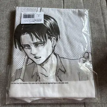 진격의 거인 스쿨 카스트 리바이 T셔츠 온라인 전시회 S 사이즈