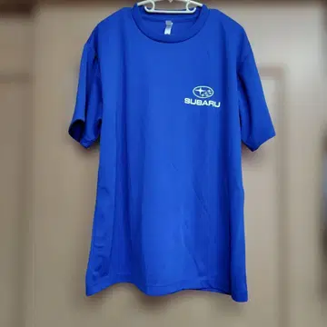 SUBARU 로고 T셔츠 파란색 LL