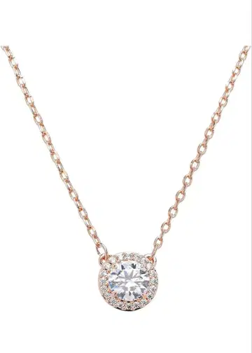 가격 인하 swarovski 로즈 골드 목걸이