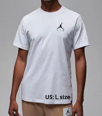 [ 미사용 새상품 ] Jordan T셔츠 US:L 화이트